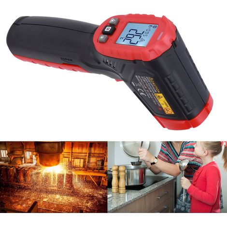 Thermomètre infrarouge HT641A - Usage industriel haute précision sans contact (1/5)