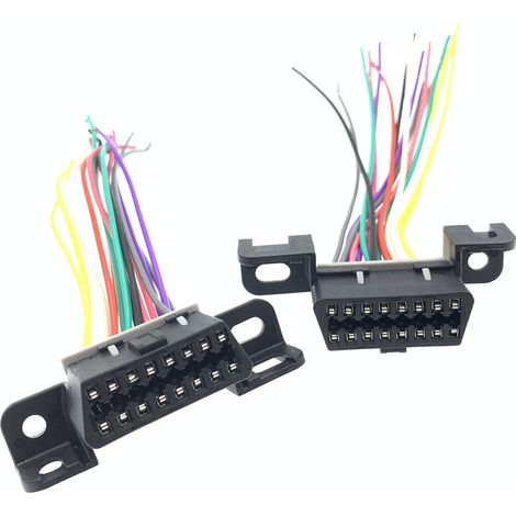 Universal 16-pin automotive computer diagnostic connector, universal main computer diagnostic socket, complete universal OBD socket (1/5)