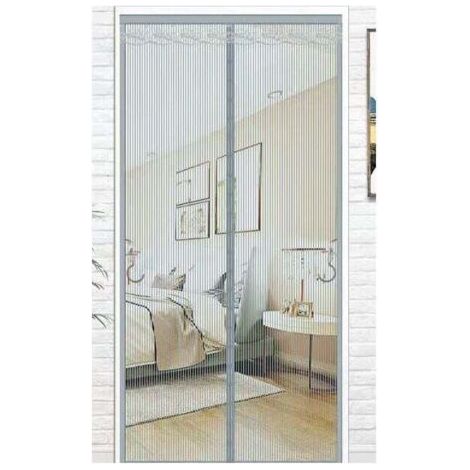 Magnetischer Fliegengittervorhang 160 x 220 cm, Automatisch Schließender Moskitonetz-Türvorhang für Balkon, Wohnzimmer, Terrasse