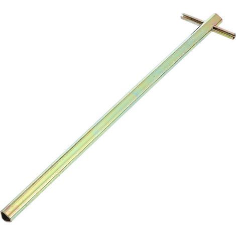 Clé triangulaire d'ascenseur. clé de porte d'ascenseur longue. clé triangulaire pour porte d'ascenseur de secours (1/3)