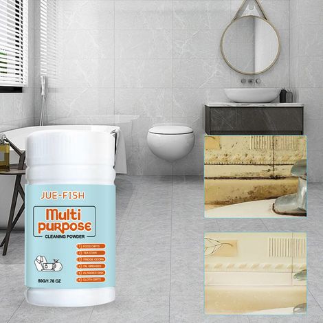 Multi-purpose cleaning powder for kitchen range hoods, stovetops, and household oil stains, rust stains, and dirt -- 50g -- BIEMMEDUE (1/5)