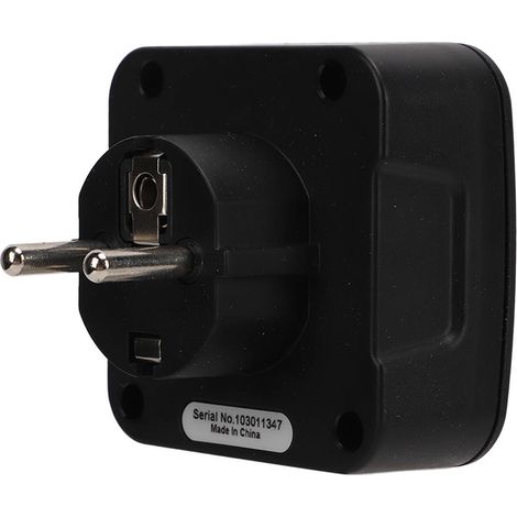 ZTE2 Steckerprüfer, Phase-/Neutralleiter-Detektor, Elektrischer Fehlerprüfer, Europäischer Stecker, 0,1 V 250 V (1/5)