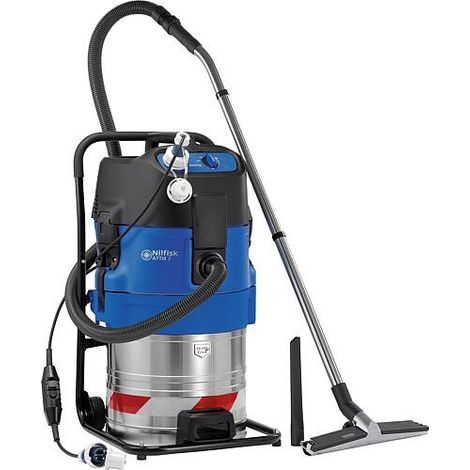 Aspirateur de liquide Nilfisk Attix 751-71 MWF avec pompe, cuve inox 70L (1/3)