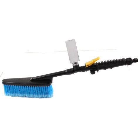 Brosse de nettoyage automobile à long manche, brosse de nettoyage automatique, pistolet à mousse amovible, pour le lavage de voiture et le nettoyage ménager.
