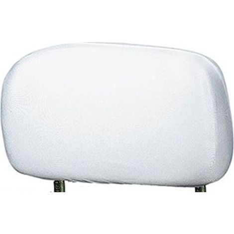 Funda universal blanca para reposacabezas de coche