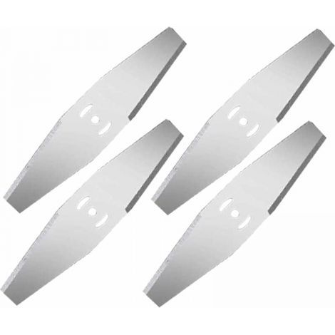 Remplacement des Têtes de Lame de Coupe-Herbe Tondeuse à Gazon Lames de Débroussailleuse Têtes de Lame De Désherbant(Blade x 4) (1/5)