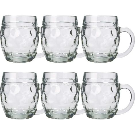 Bierglas, Bierkrug, Maßkrug, Bierseidel 6er Set Biergläser, Tübinger - 0,5 Liter