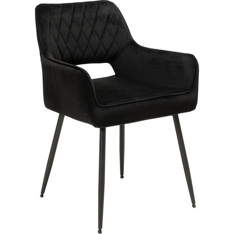 Naber Stuhl Lera 1V, Gestell schwarz, Bezug schwarz (1/5)