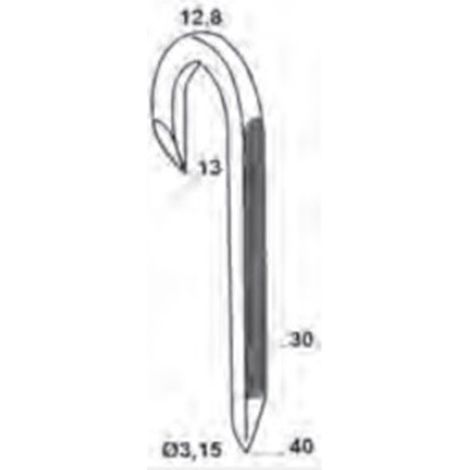 Pack cramp. 3,15x40/13 + gaz
