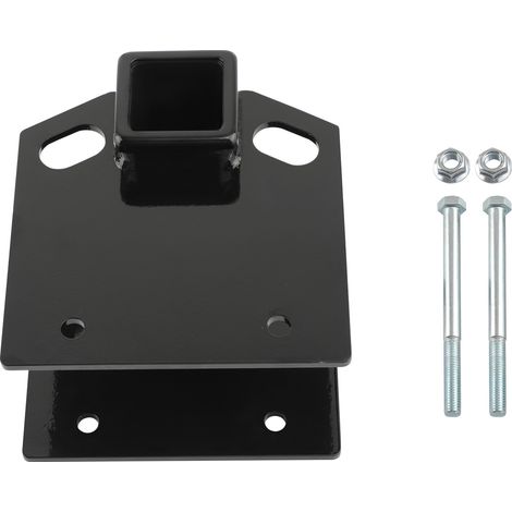 RV Bumper 4x4 Inch Square Tube Trailer Hitch 2-Inch Receiver Mount
