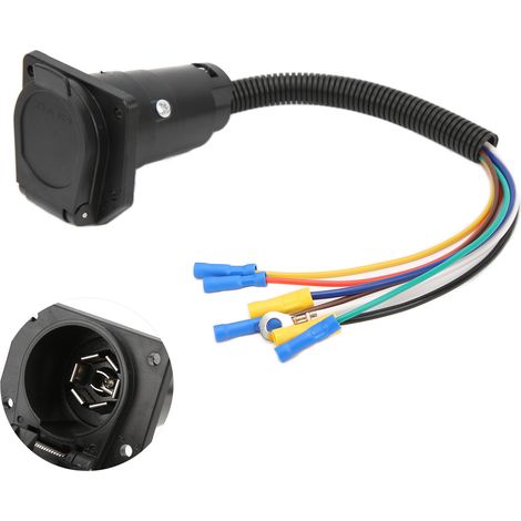 Attelage de remorque, attelage à 7 broches avec support pour camping-cars (1/5)