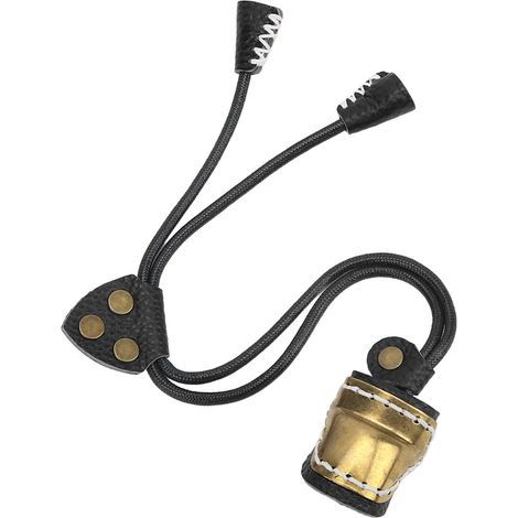 Bague de Protection pour Pouce en Cuir Noir, Accessoire Tir à l'Arc Traditionnel (1/5)