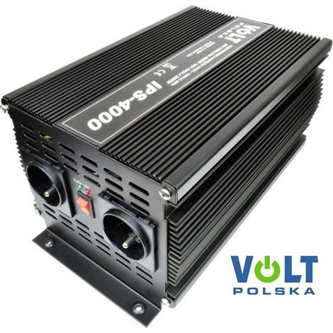 Inversor Tensión 24Vdc  2000W Salida 230Vac Onda Modificada
