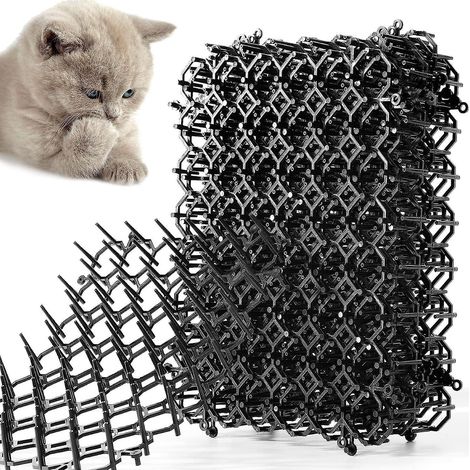 lot De 12 Tapis Griffer 15.520cm Avec Pointes Pour Chats, Tapis Rpulsifs Pour Chats En Extrieur, Tapis Rpulsifs Pour Chiens Grille Pineuse Pour (1/5)