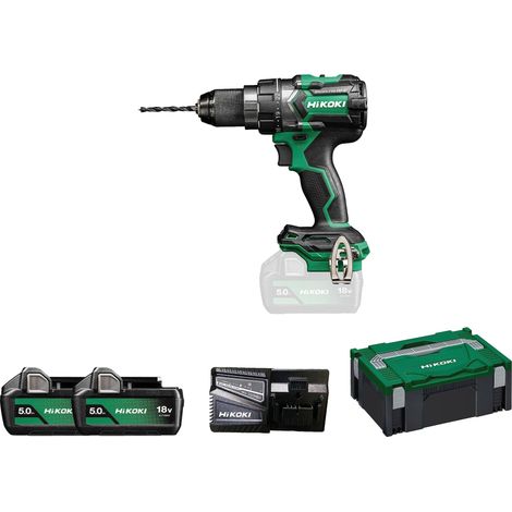 Perceuse-Visseuse 18V Brushless, 140 Nm avec 2x 5,0Ah