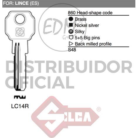 LLAVE PUNZONADA LC14R - LINCE