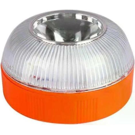Gyrophare de signalisation rechargeable homologué V16 DGT pour voiture, à induction magnétique, avec fonction stroboscopique (1/5)