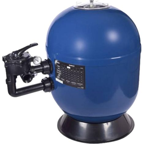 Jetly – Filtre à sable pour piscine jusqu'à 65 m3 – Débit 16 m3/h – Vanne latérale 1'1/2 ou 2' – Filtre bi-coques en polyester stratifié