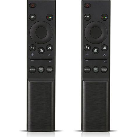 Télécommande Universelle de Remplacement pour Samsung TV BN59-01358B - Lot de 2 Télécommandes Infrarouges pour Samsung Crystal QLED OLED Curved HDTV 4/8K UHD, Forme incurvée, série Smart TV (1/5)