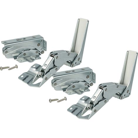 vhbw 4x Cerniera della porta compatibile con Bosch KIV28A51, KIS86AF30, KIS87AF30. 4, KIV32A40GB, KIS86AFE0 frigorifero - set di riparazione (1/4)