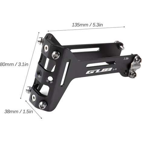 Adaptateur de porte-bouteille d'eau Double pour vélo, Clip de montage pour support de vélo (1/5)