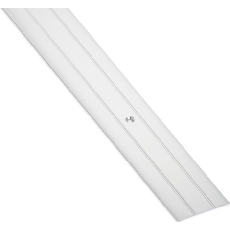 Übergangsprofil Cross 1000 x 37 x 2,5 mm gelocht aus Aluminium silber eloxiert (1/4)