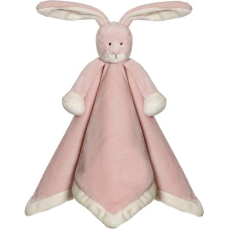 Coniglietto consolatore per neonati, rosa, 35x35 cm, lavabile in lavatrice