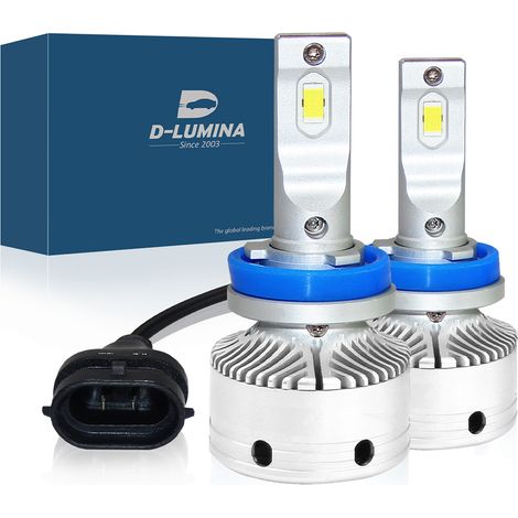 Kit Full Led H8 H11 12V 50W 8000 Lumen Canbus All In One IP65 Dissipazione a Ventola (1/3)