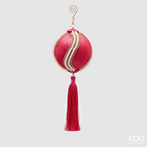 EDG Enzo De Gasperi Decoro Natale Nappa Perle H 36 Cm D 12 Cm Beauty (1/2)