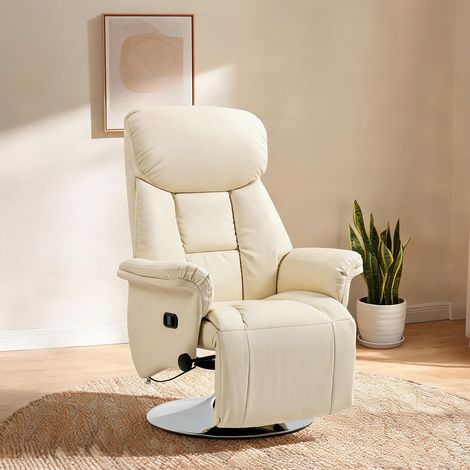 Fauteuil relax en similicuir acier 80 x 78 x 109 cm (1/5)