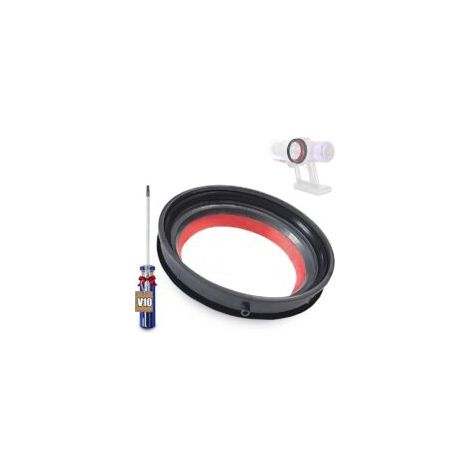 Anello di tenuta fisso per accessori di ricambio dell'aspirapolvere Dyson V10 SV12, contenitore della polvere fisso con cacciavite Torx