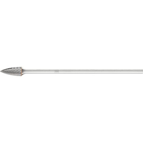 PFERD TOOLS Hartmetall Frässtift Spitzbogen SPG Ø 06x13 mm Schaft-Ø 3x75 mm Z5 universal fein (1/2)