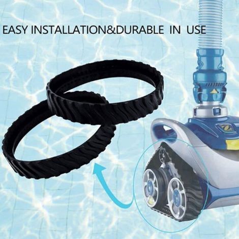 Chenilles - Robot Nettoyeur Piscine - Compatible Zodiac MX6 MX8 MX9 - Diamètre 6,25 Pouces - Lot De 4 (1/5)