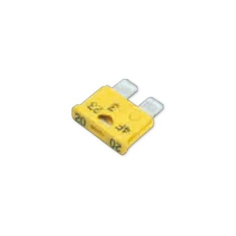 Fusible enfichable - X Modèle Lot de 10 jaunes 20A