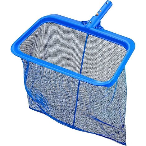 Épuisette profonde bleue pour bassins, idéale pour ramasser feuilles, insectes et débris. Convient aux bassins, fontaines, spas et baignoires.-AquaForge (1/4)