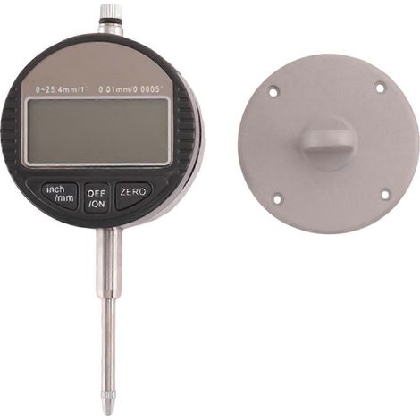 Digitale Messuhr DTI 0,01 mm / 0,0005"  0–25,4 mm / 1" Uhr--