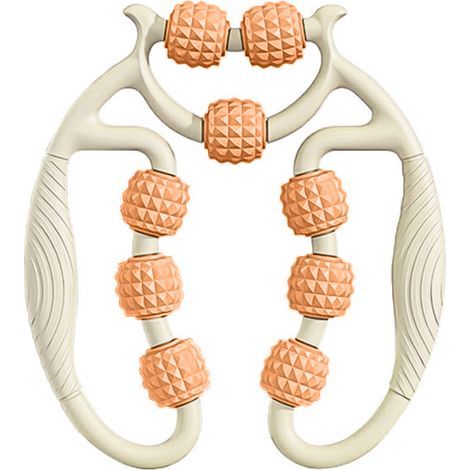 Appareil de massage relaxant pour les jambes, rouleau musculaire à 9 roues, massage des tissus profonds des jambes et des bras-AquaForge (1/5)