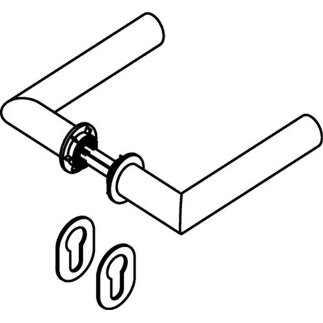 Tirador de puerta 162PBM01.230 90m PZ-PZ HEWI (1/4)