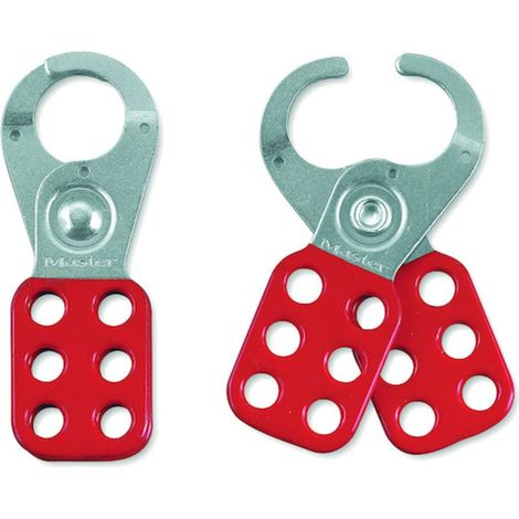 Crochet de consignation 420 acier machoire diamètre 25 mm pour 6 cadenas - MASTER LOCK
