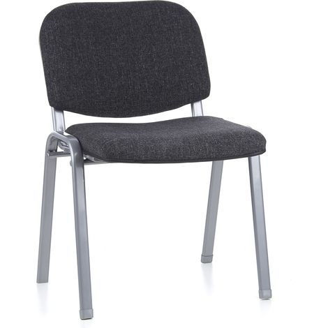 Konferenzstuhl / Besucherstuhl / Stuhl XT 600 anthrazit/silber hjh OFFICE