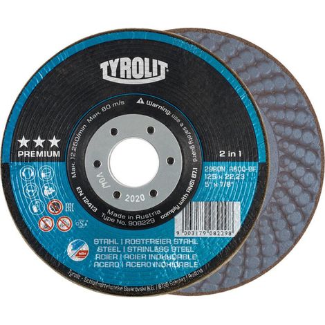 Disque 2in1 125mm A36Q Tyrolit (1/3)