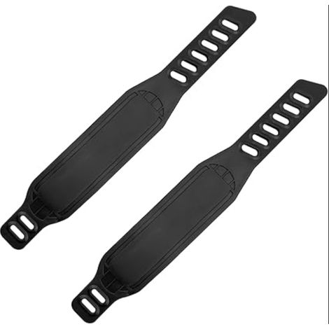Sangles De Pédales Universelles Vélo D'appartement – Footstraps Réglables Antidérapants Accessoires Fitness Vélo Stationnaire Entraînement Salle (1/5)
