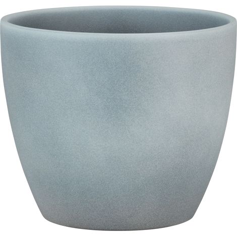 Scheurich Stone, Blumentopf aus Keramik,  Farbe: Grey Stone, 19 cm Durchmesser, 17 cm hoch, 3,3 l Vol. (1/2)