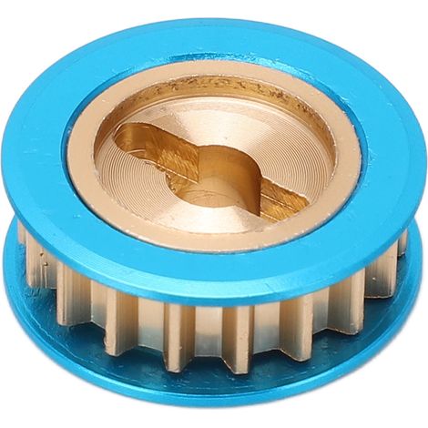 Poulie de transmission par courroie 18T en alliage d'aluminium, pièce de rechange 54450, pour voiture RC Tamiya TA06 XV01 1/10 (1/5)