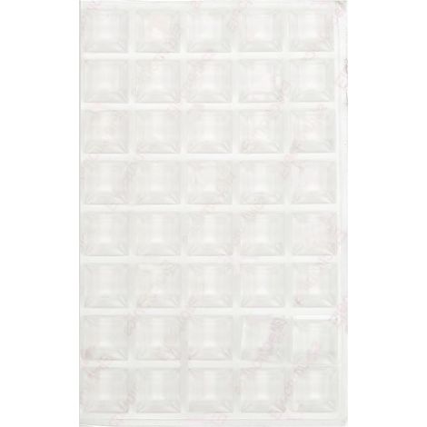 Pieds en Caoutchouc 0.5x0.12 Support Carré Adhésif Transparent (1/5)