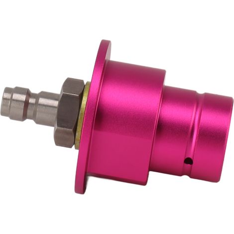 Adaptateur CO2 8 mm, connexion rapide et facile, pour machine à eau gazeuse, accessoires de remplissage de valve, violet (1/5)