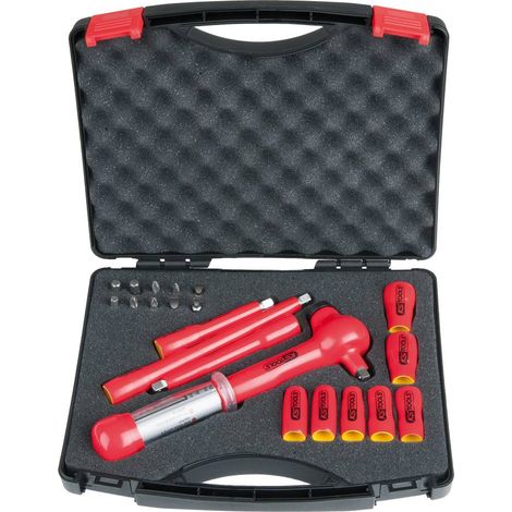 KS TOOLS Jeu de douilles 1/4" avec outils isolés 21 pièces - 117.1876 (1/2)