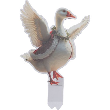 Panneau de décoration de cour de noël, piquet de canard pour vacances, décoration extérieure de jardin, pelouse, chemin, Design Double face DCY001 (1/5)