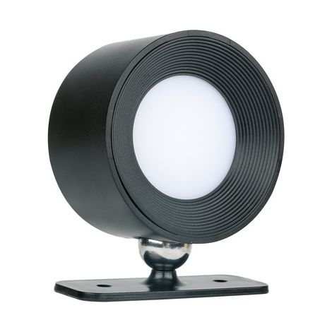 Aplique pared LED Kiraz 3000-4000-6500K recargable USB Negro