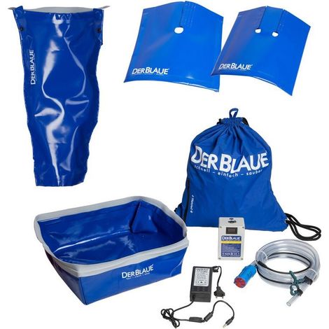 kit d'entretien complet avec bac, pompe, toboggan et protection anti- (1/4)